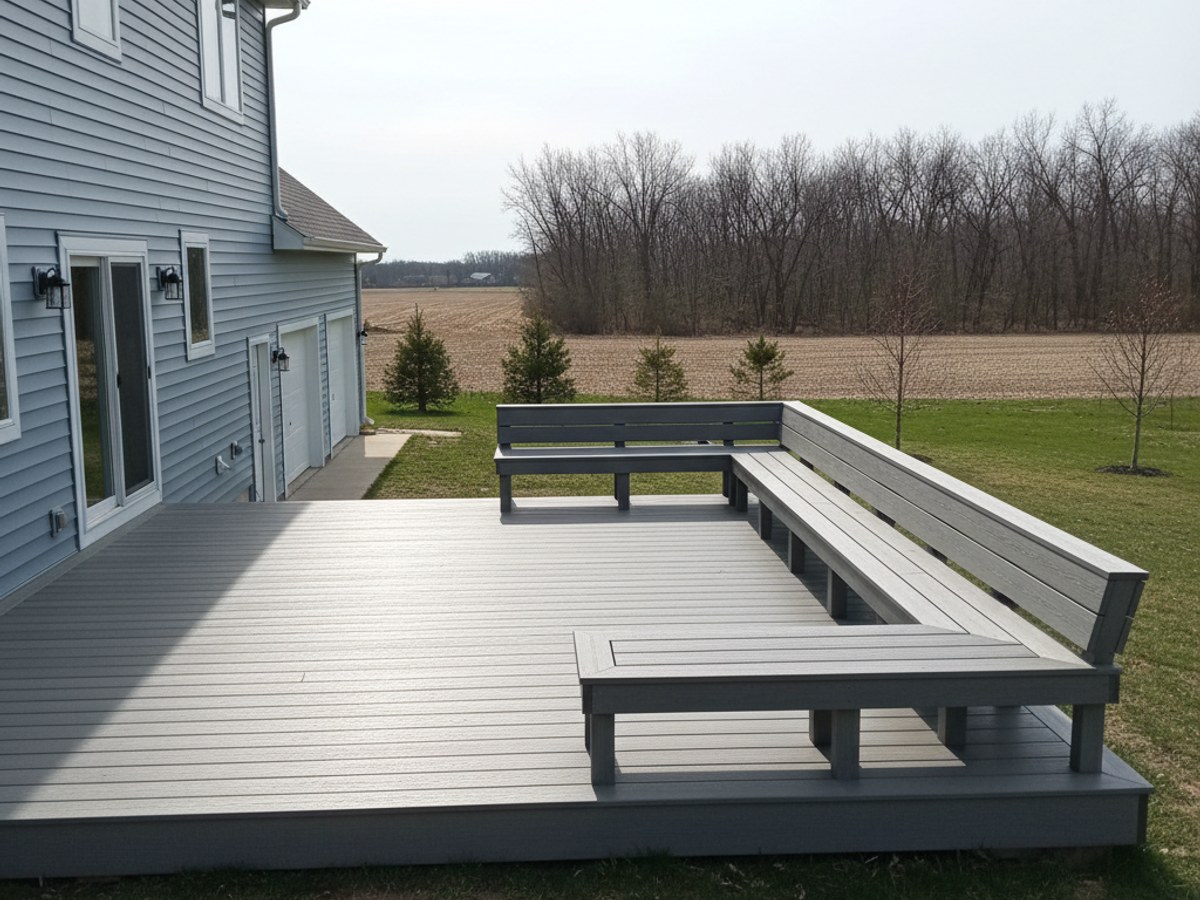 Screened Porch Construction completed by Valley Deck Solutions in Menomonee Falls, WI